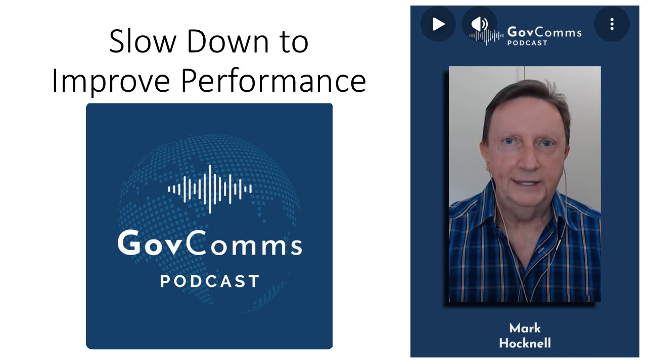Slow Down to Improve Performance